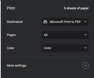 How to convert HTML webpage to PDF without using any third party tools, using browser