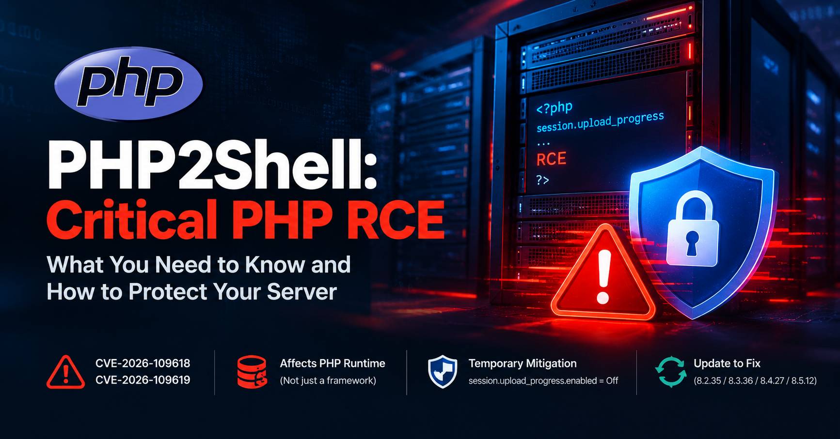 PHP2Shell: Critical PHP RCE Vulnerabilities and How to Protect Your Server
