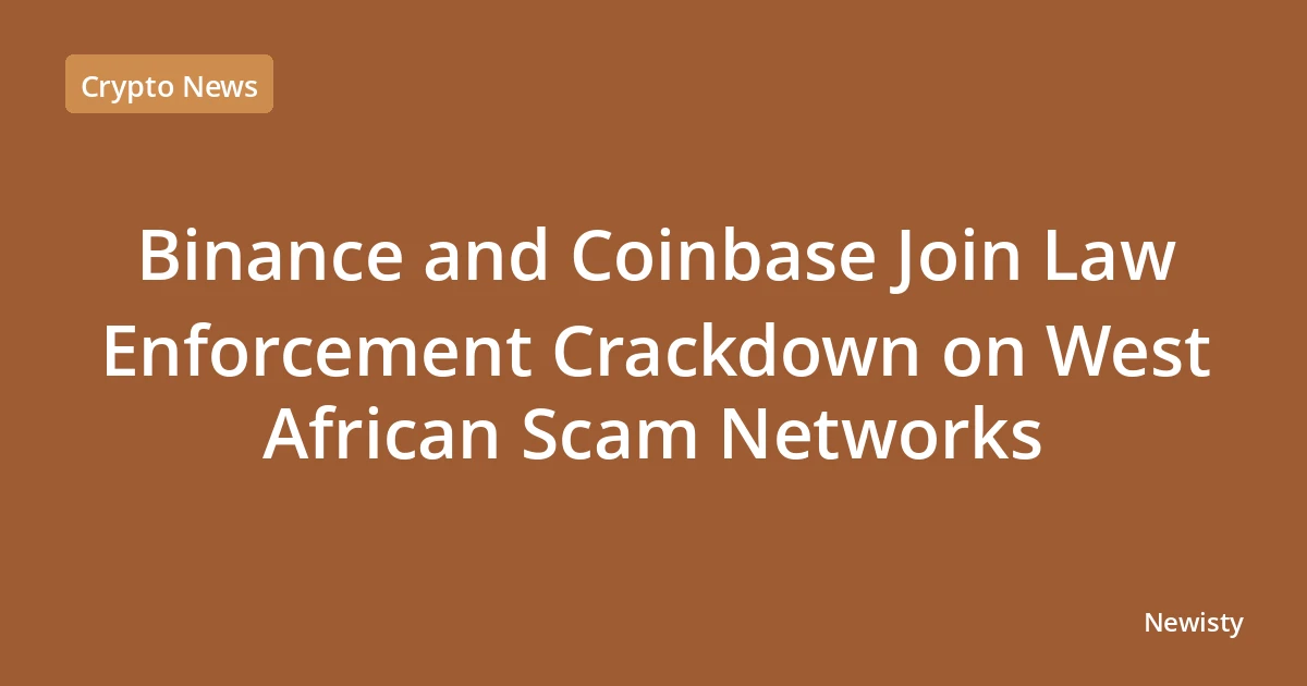Binance and Coinbase Join Law Enforcement Crackdown on West African Scam Networks