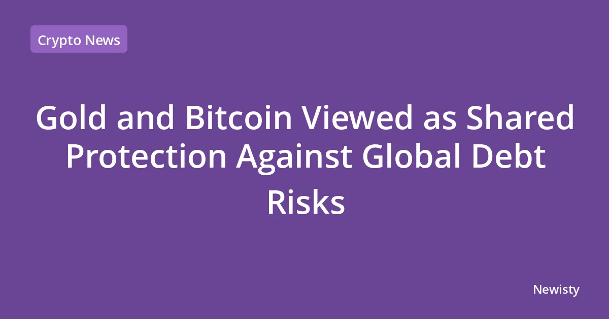 Gold and Bitcoin Viewed as Shared Protection Against Global Debt Risks