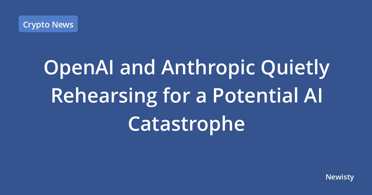 OpenAI and Anthropic Quietly Rehearsing for a Potential AI Catastrophe