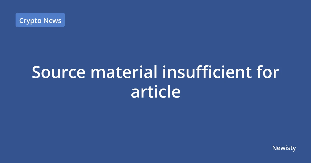 Source material insufficient for article