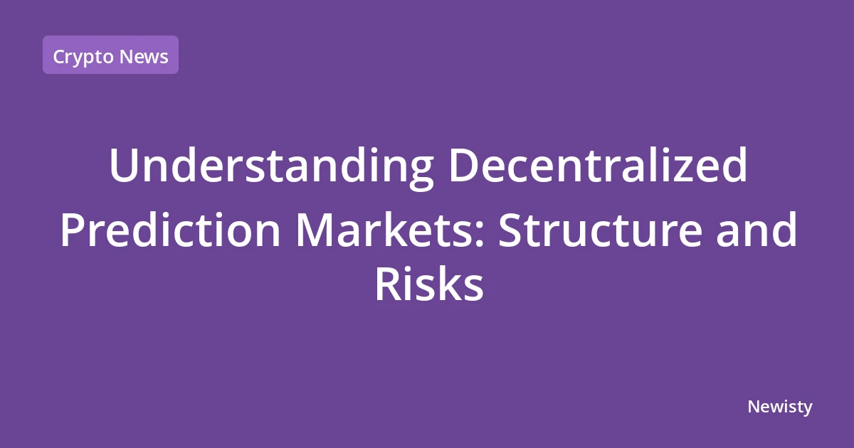 Understanding Decentralized Prediction Markets: Structure and Risks