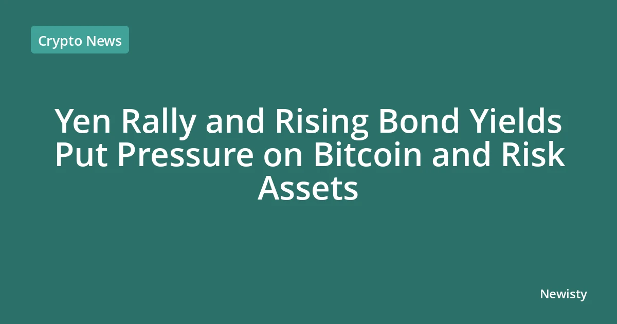 Yen Rally and Rising Bond Yields Put Pressure on Bitcoin and Risk Assets