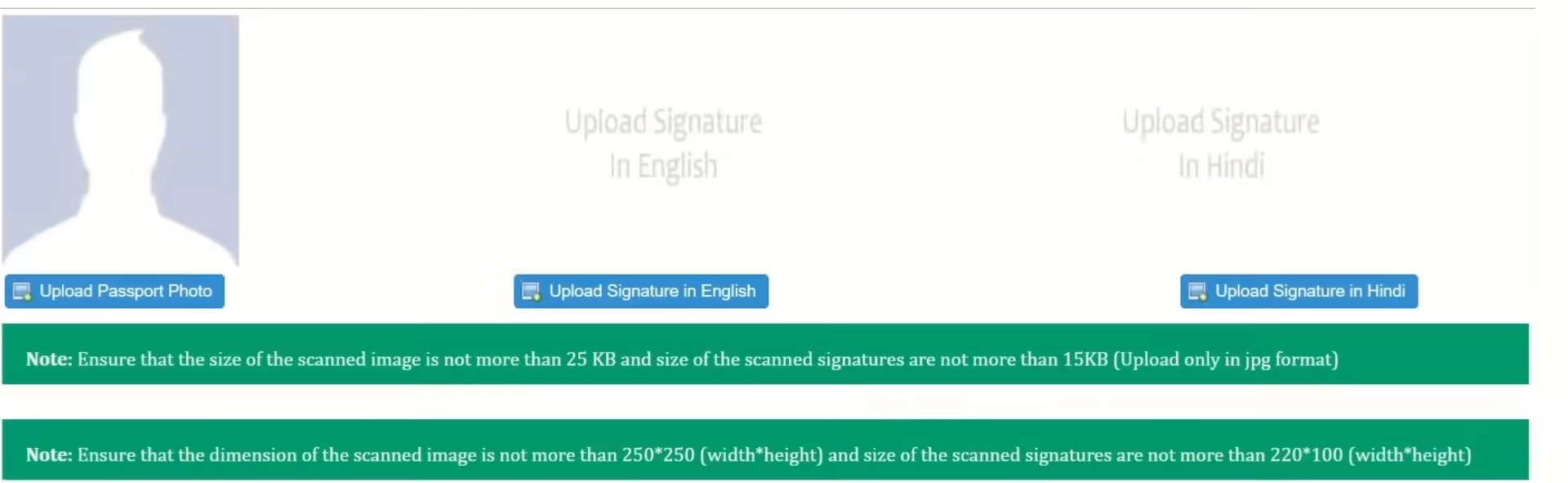 Bihar PSC (BPSC) Photo and Signature Size, Format and Dimensions